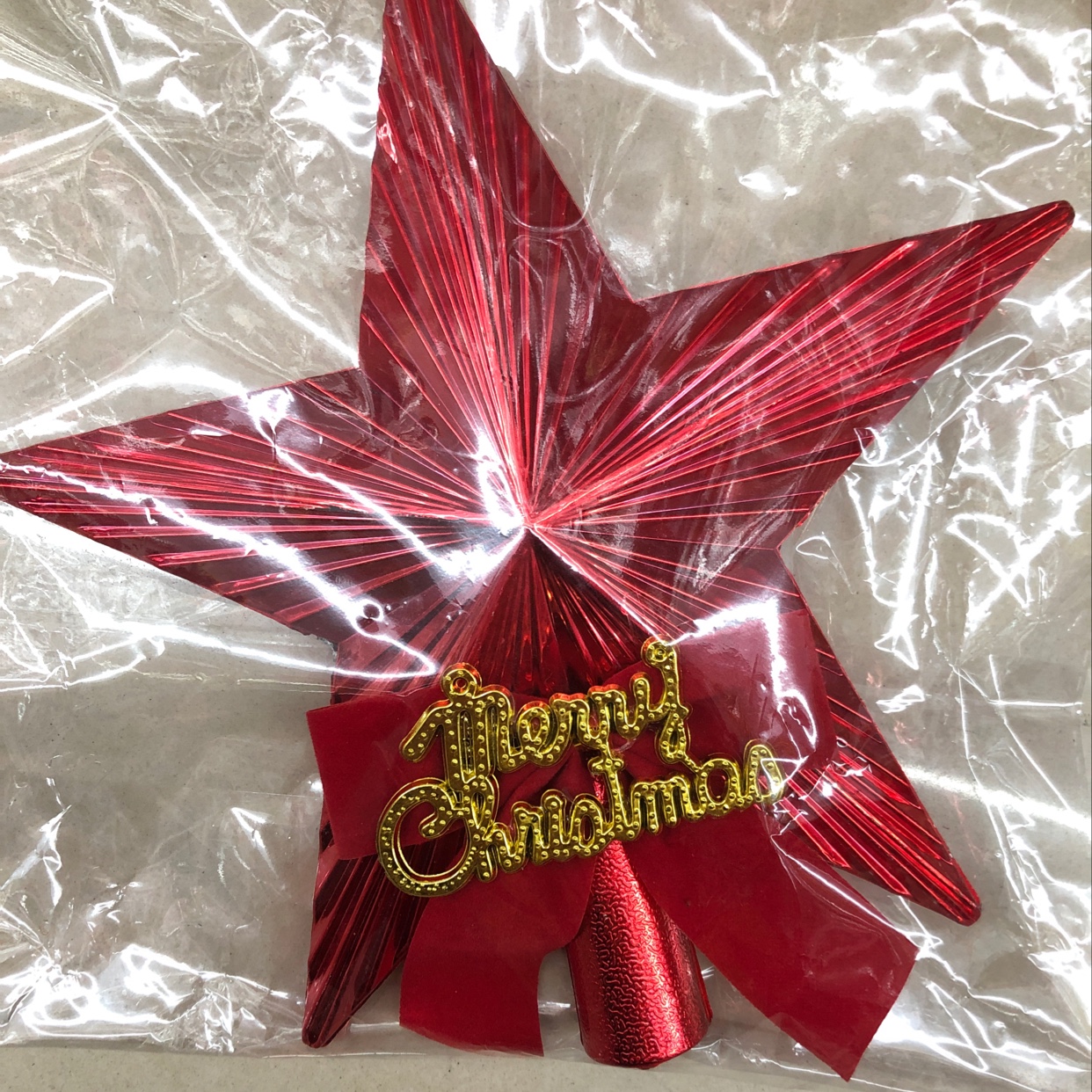 圣诞树顶星，款式多颜色齐，可以混装，清装，尺寸大小齐全