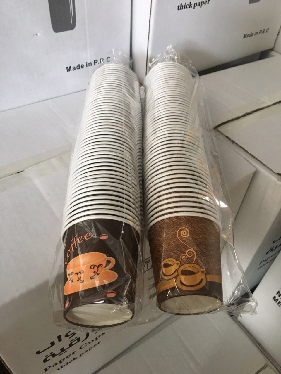 订单产品6oz一次性纸杯咖啡杯出口厂家直销批发定制logo印刷