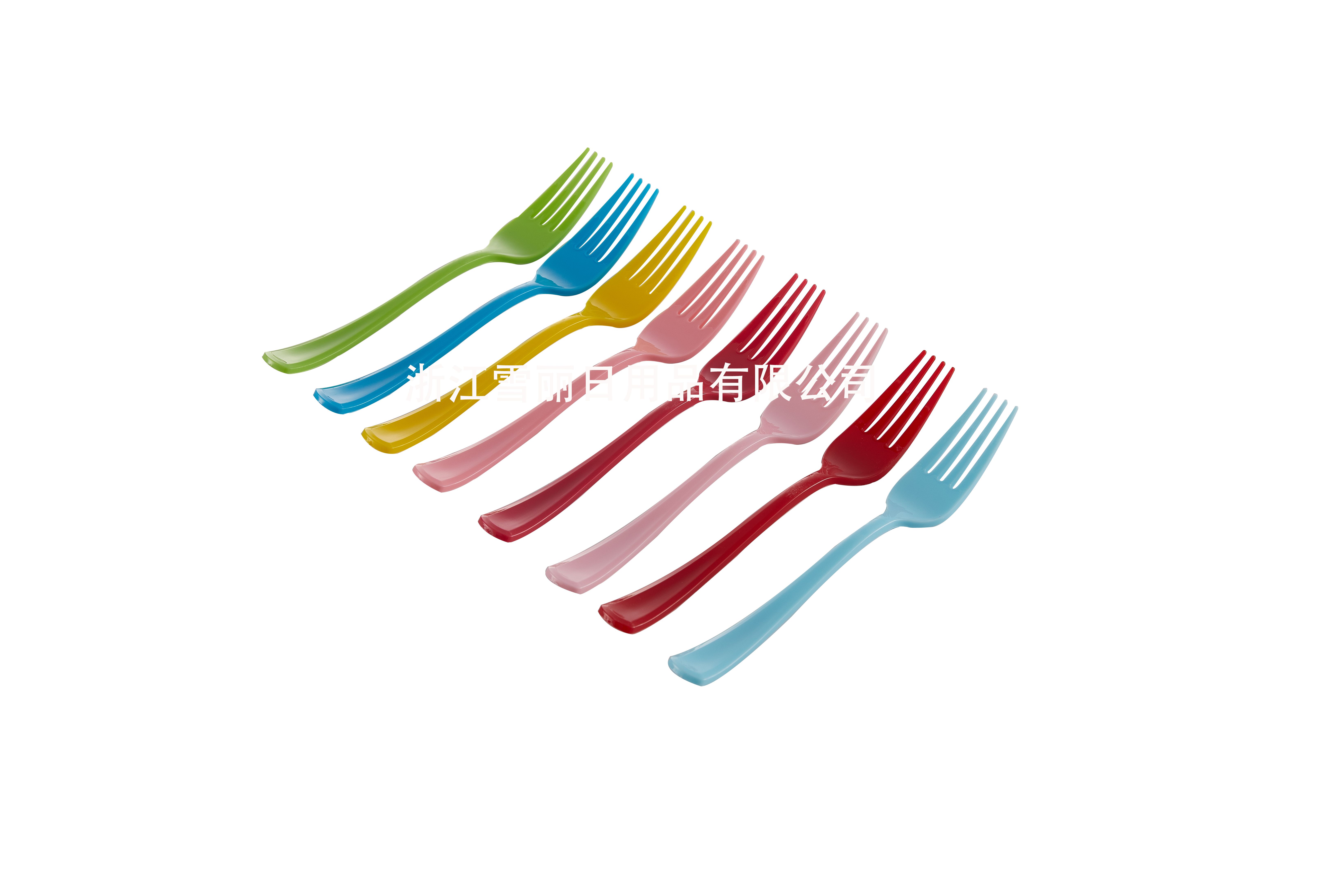 一次性塑料餐具塑料刀叉勺一次性刀叉勺一次性塑料刀叉勺一次性彩色塑料餐具彩色刀叉勺细节图