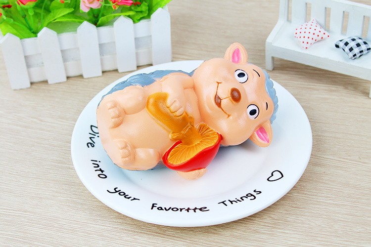 跨境专供仿真pu慢回弹squishy刺猬仿真面包蛋糕解压发泄道具详情图1