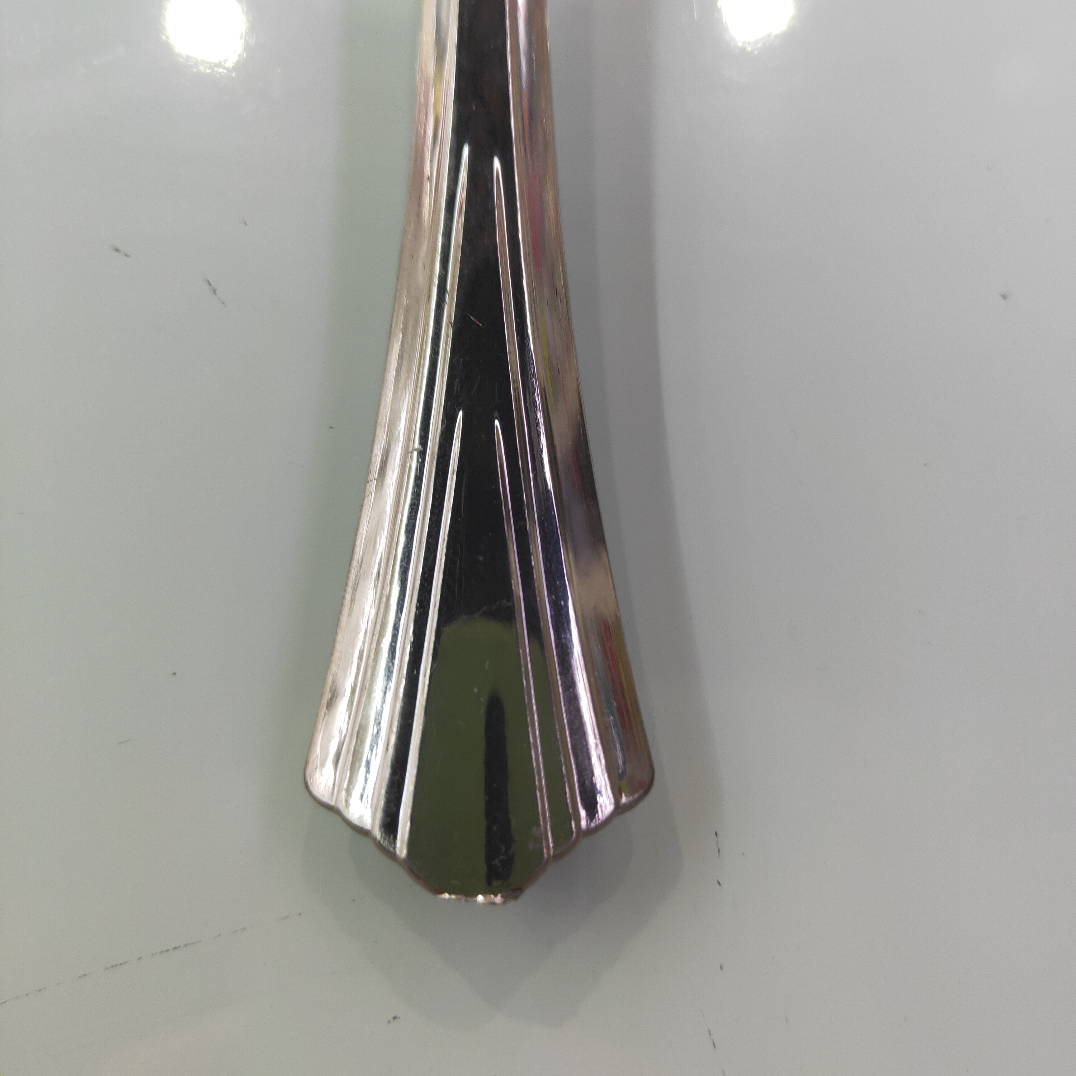 Pm-3Ss, Disposable Tableware Stainless Steel Western Tableware Party Goblet Plastic Champagne Gold Plate Spoon Application Scenario