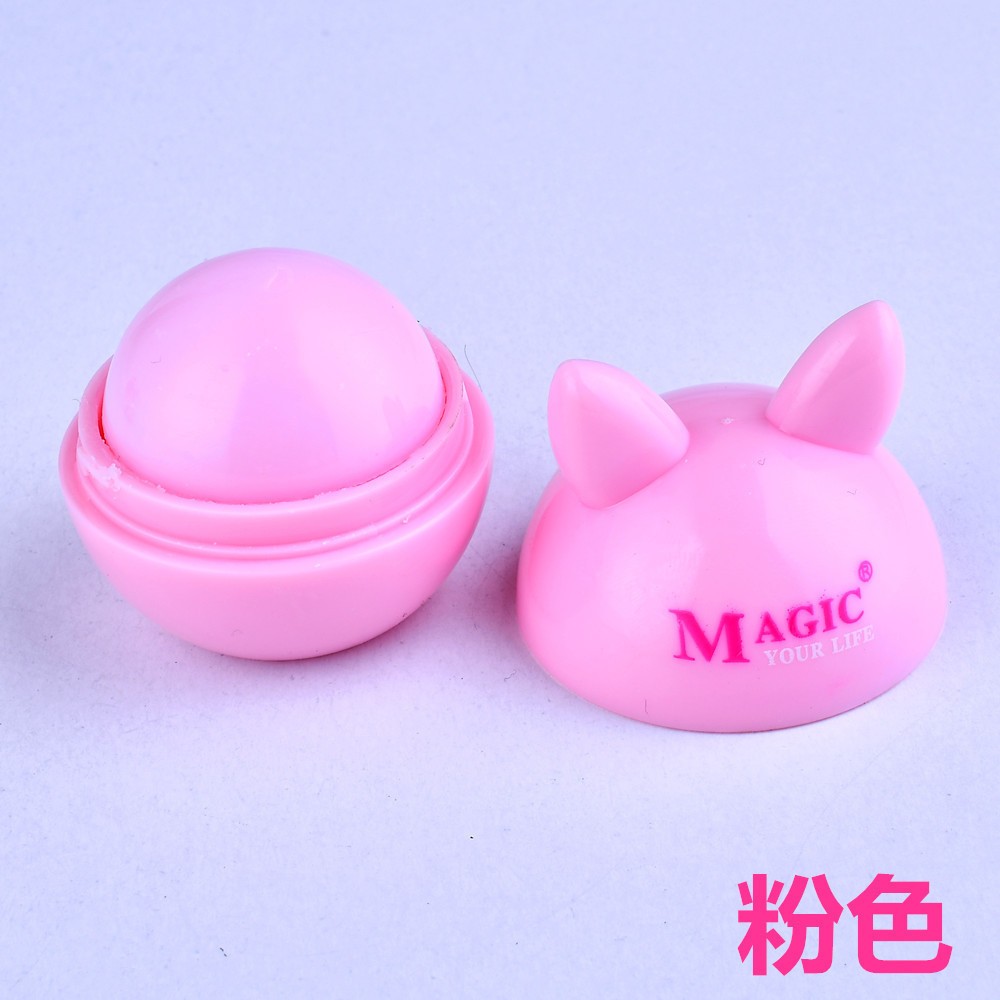 享姿新款水果味唇膏兔子润唇膏补水保湿球形唇蜜详情图3