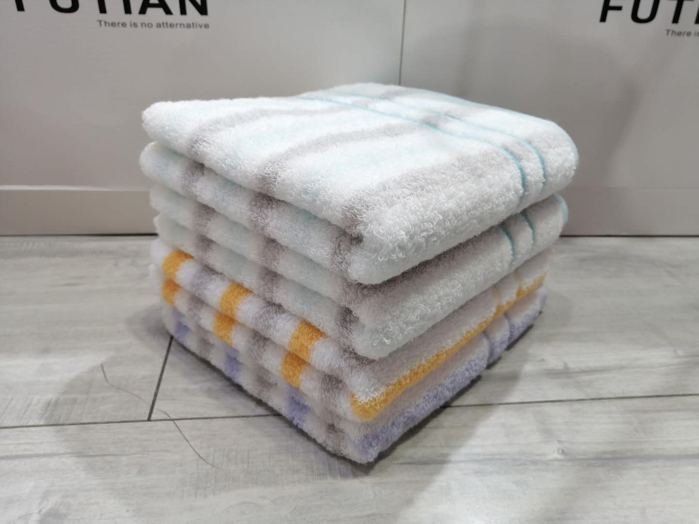 义乌好货-福甜-厂家直销网红ins纯棉柔软吸水不掉毛面巾家用成人男女毛巾 2条装，颜色随机