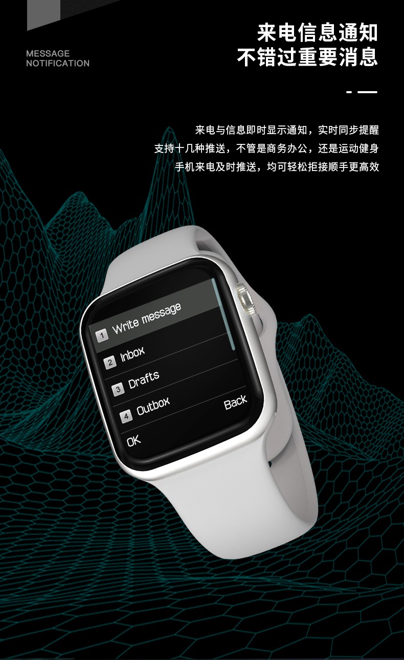 Smartwatches with SIM card C500 and Bluetooth watches detail image 5