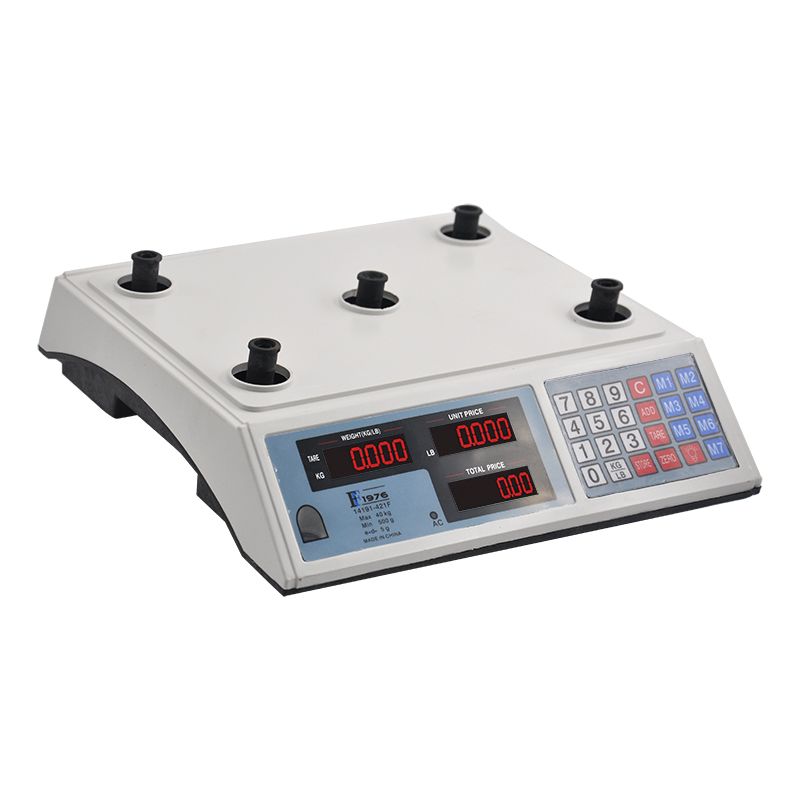 14192-421F electronic pricing platform scale, 40KG/5g pricing scale, commercial scale, export foreign trade English fruit scale, vegetable pricing scale Specification image