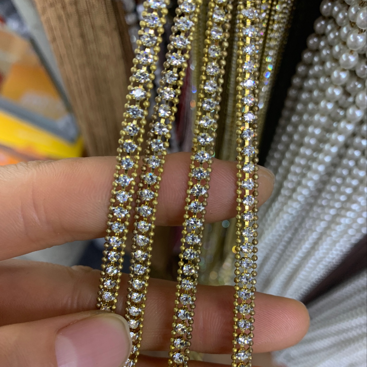 带钻链条时尚饰品配件多款精选潮流配饰搭配装饰品新款热卖多样选择详情图1