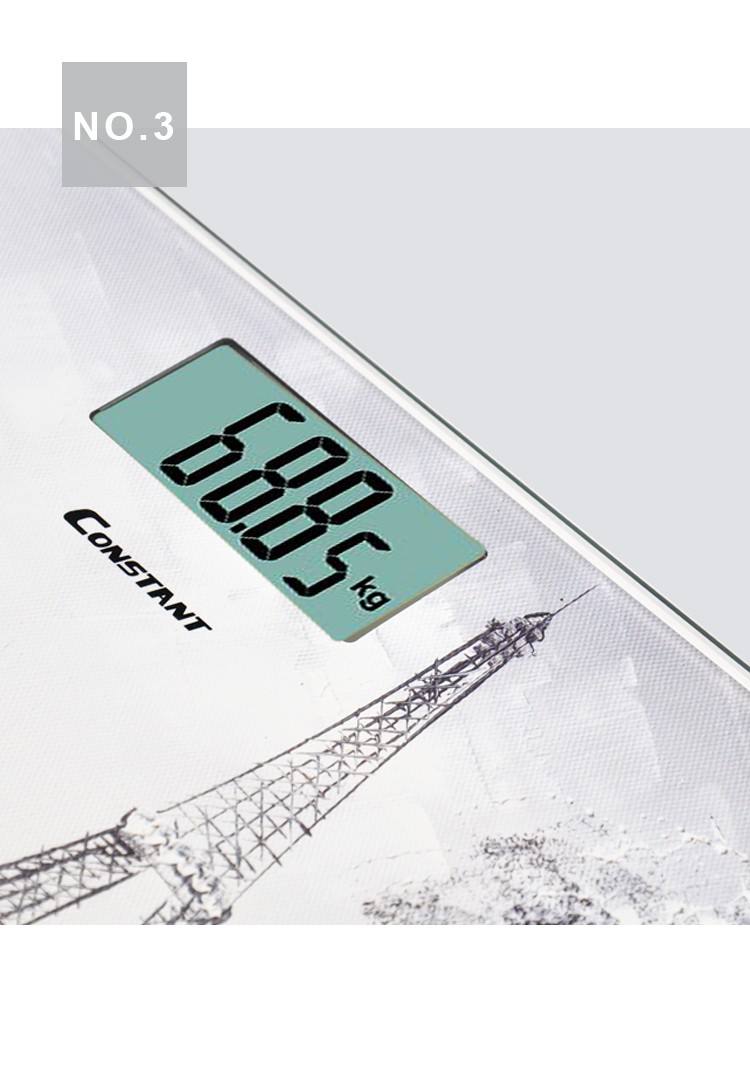 14192-3006A Household weighing scale, electronic scale, European-style pattern electronic scale, human body scale, precise adult health weighing scale detail image 1