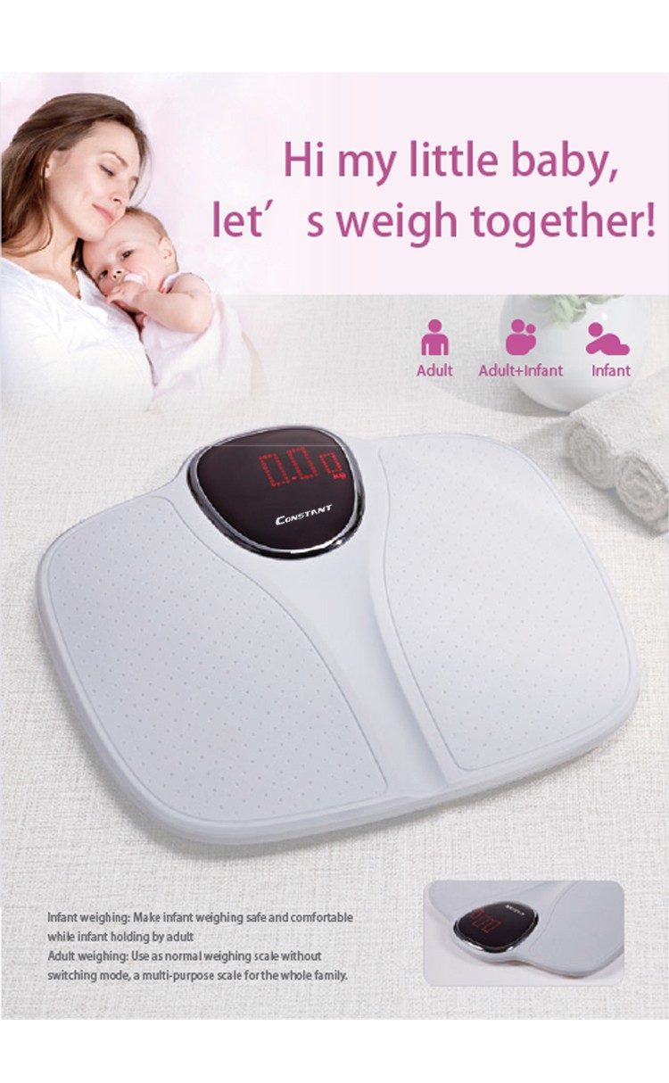 14192-366A High-quality large-screen baby and mother scale, electronic weighing scale, infant scale weighing, English version human body scale, for export detail image 10