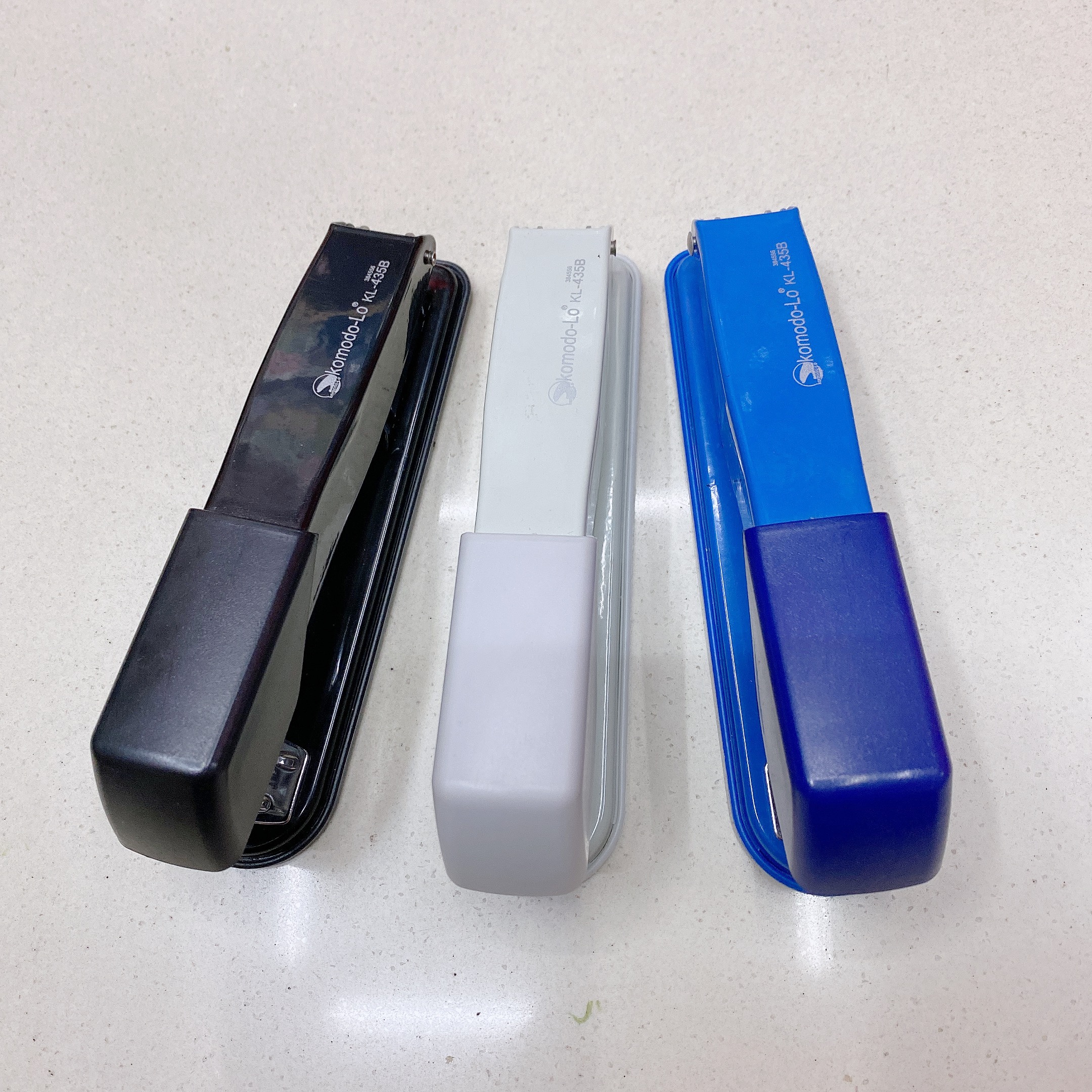 Factory direct sales stapler, student stapler, standard multi-functional office supplies, staples, labor-saving stapler, middle seam binding machine, KL-435B Specification image