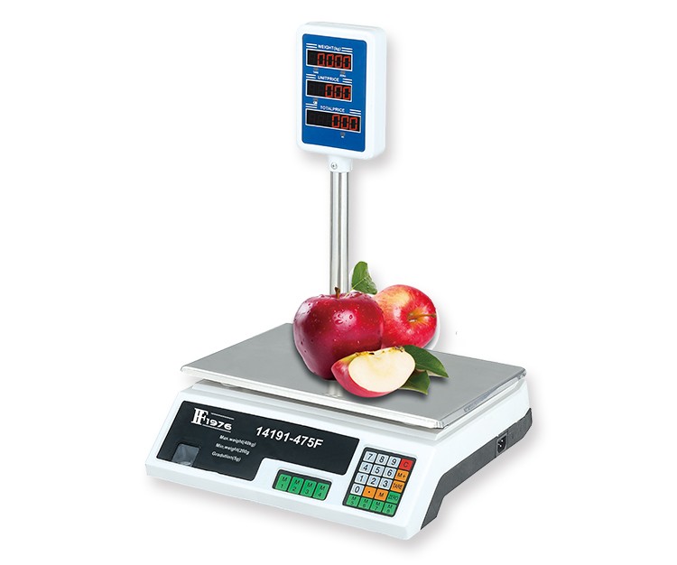 14191-475F electronic scale platform scale, commercial arm-mounted vertical pole scale, pricing scale, 40kg English version weighing detail image 1
