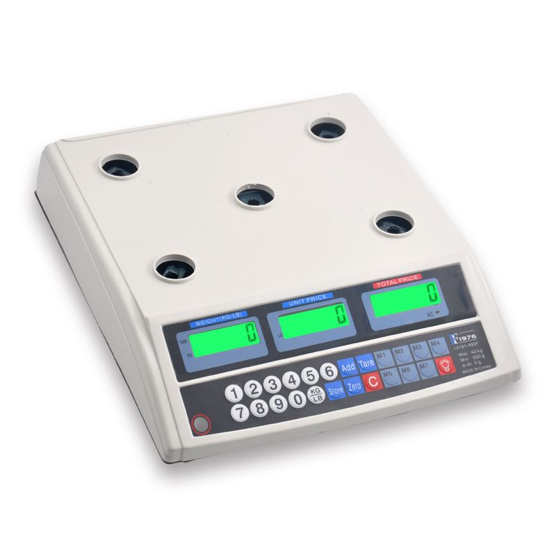 14191-493F Watermelon, banana, color box, fruit scale, vegetable scale, electronic scale, pricing scale, kitchen counter scale, English for foreign trade export Specification image