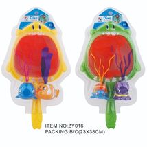 儿童体育潜水产品、网兜海底潜水动物（双吸塑 两款混装）ZY016