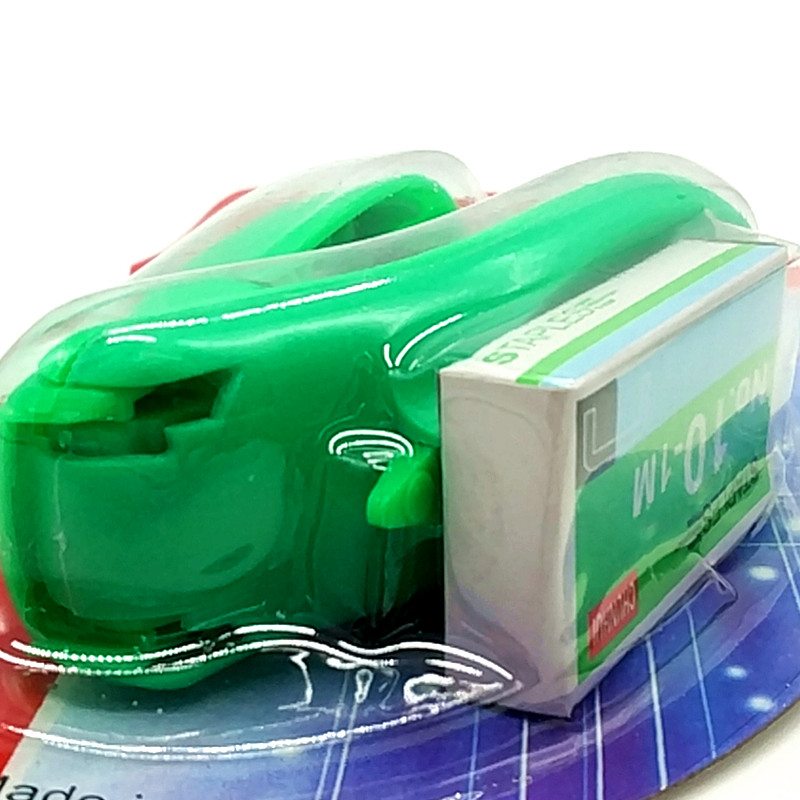 JP-217 省力订书机 迷你订书机 吸卡订书机白底实物图