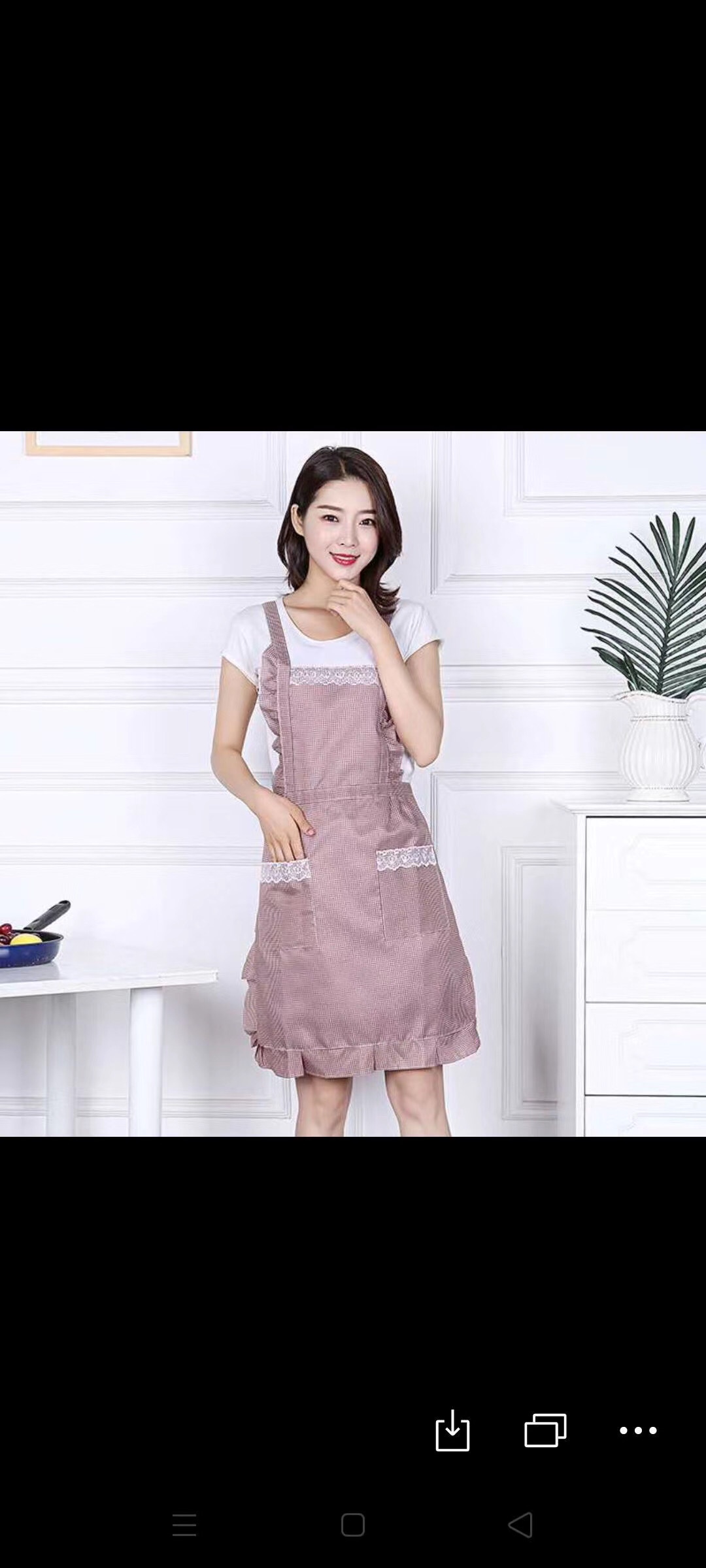 Double thickened, anti - oil Korean princess skirt thumbnail