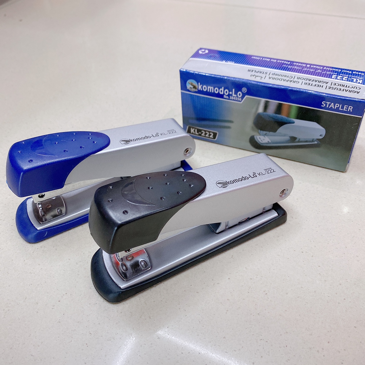 Factory direct sales stapler, student stapler, standard multi-functional office supplies, staples, labor-saving stapler, middle seam binding machine, KL-222