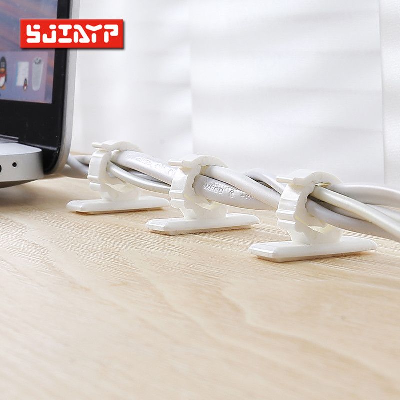 SJIAYP 多用电线网线整理固定夹 电缆理线器集线夹 小号4PCS细节图