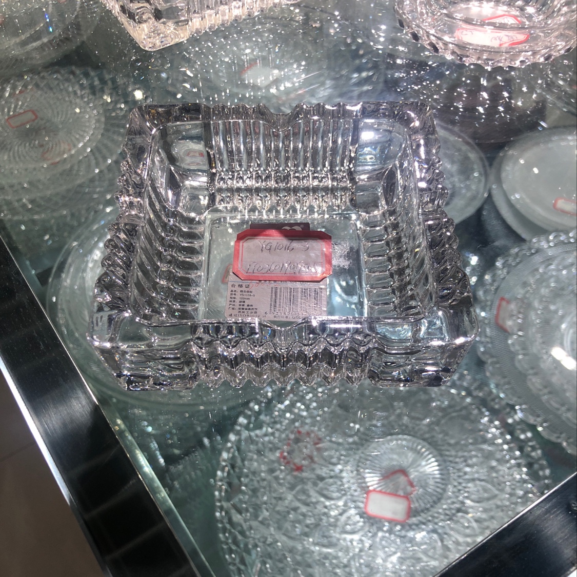 Glass ashtray 29