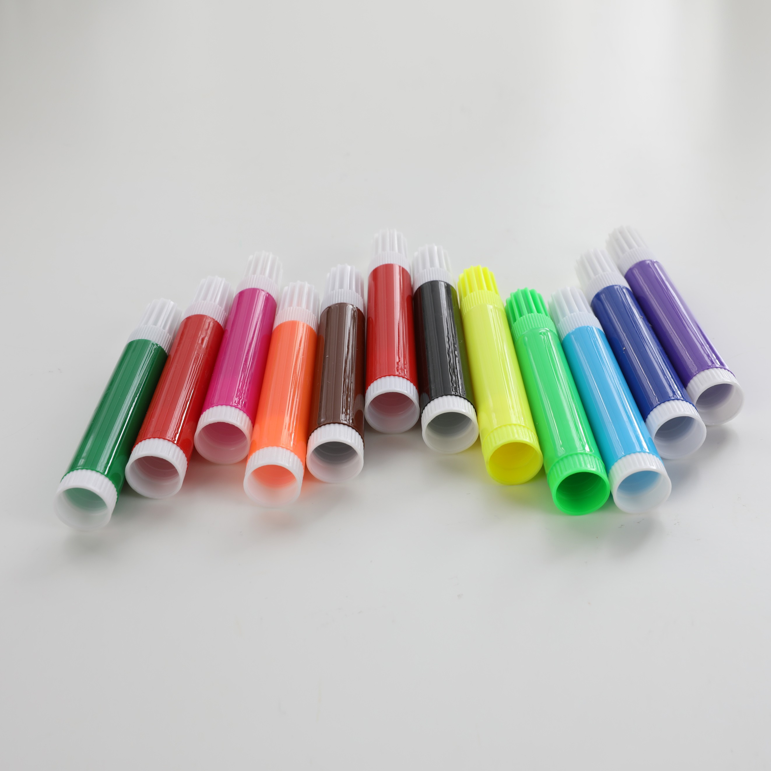 Manufacturers Direct Selling Bulk Thick Head Watercolor Pens Environmental Protection Washable Can Customize Logo 150Pcs Set Pen Wholesale Specification drawing