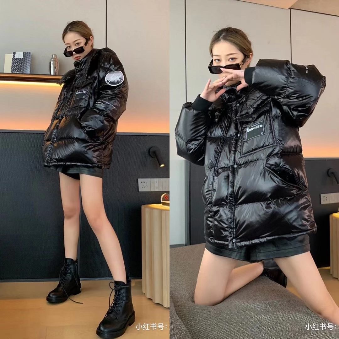 黑色羽绒服保暖新款韩版短款时尚