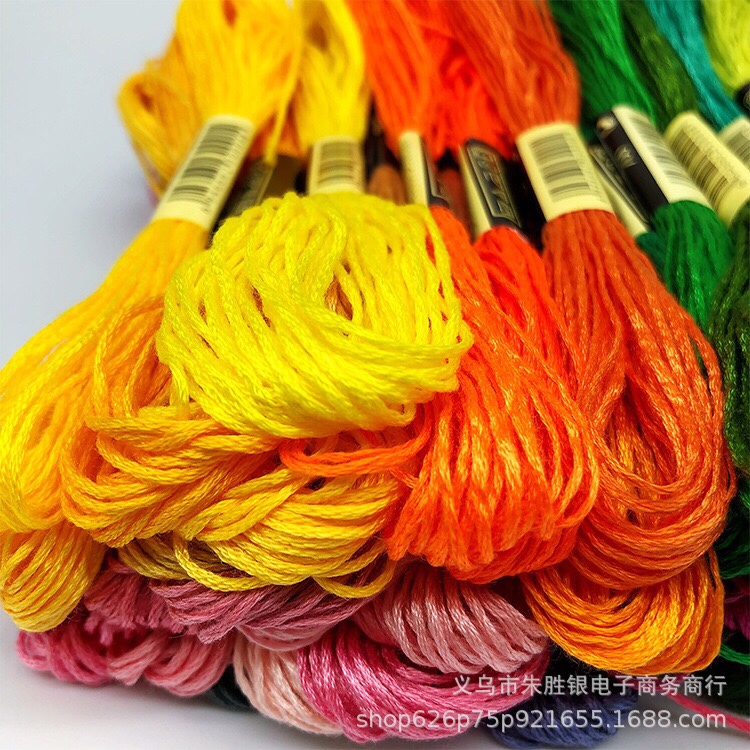 100支100色绣花线厂家直销手工DIY十字绣配色线速卖通畅销产品详情图5