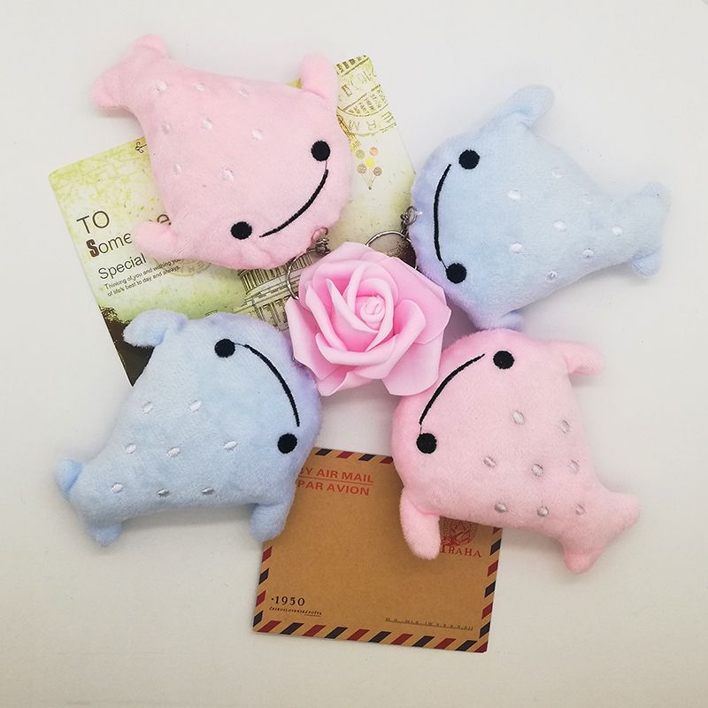 Cartoon whale plush toy pendant, wedding throwing doll, claw machine doll, bag pendant, headwear accessory for women