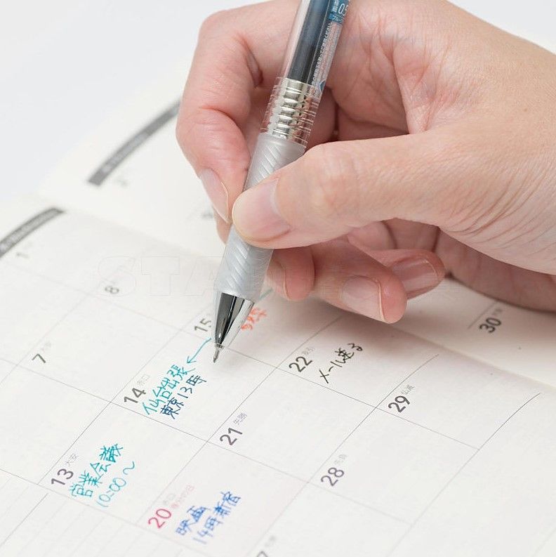 Pentel BLN75TL gel pen from Japan, smooth and quick-drying, large-capacity student examination gel pen, 0.5 three-piece set details Picture