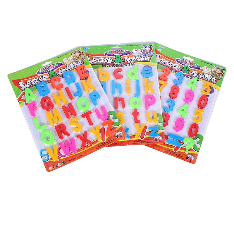 Three medium letter stickers thumbnail