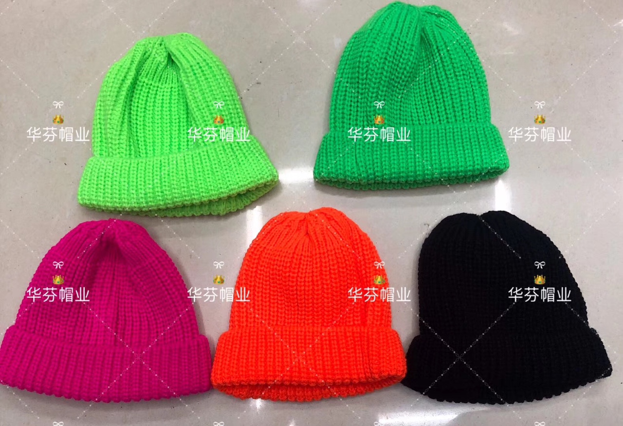Domestic Foreign Trade Explosive Children's First Melon Peel Autumn And Winter Wool Jumper Knitted Hat