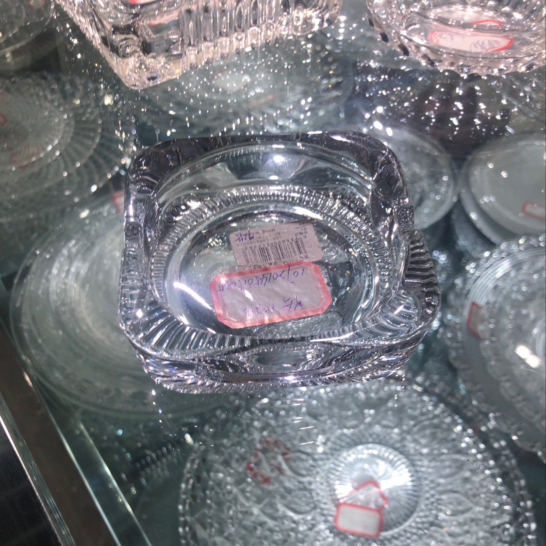 Glass ashtray 21