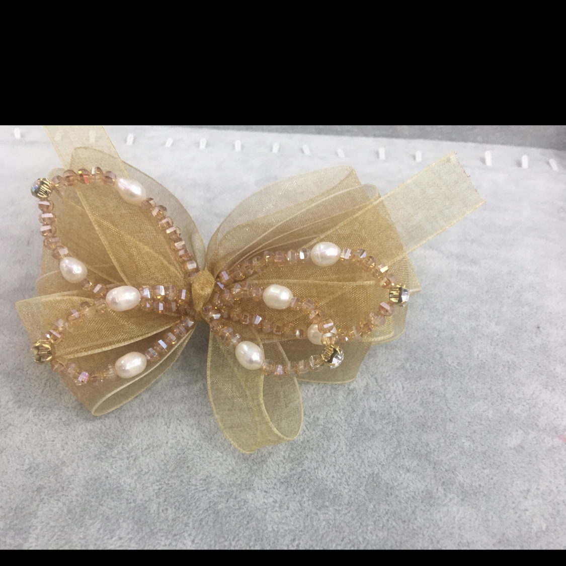 手工蝴蝶结发夹