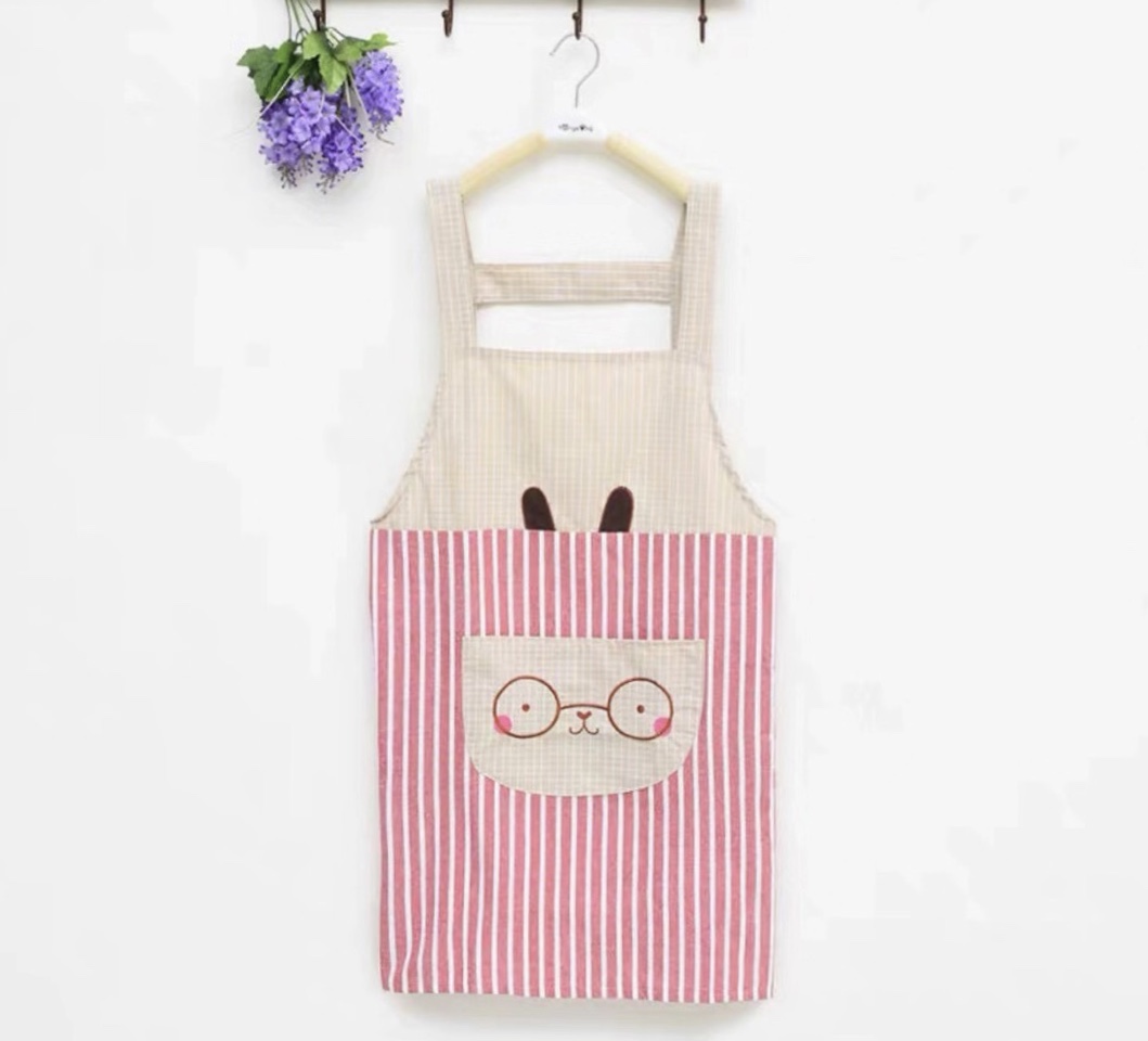 Rabbit Apron With Cotton Eyes