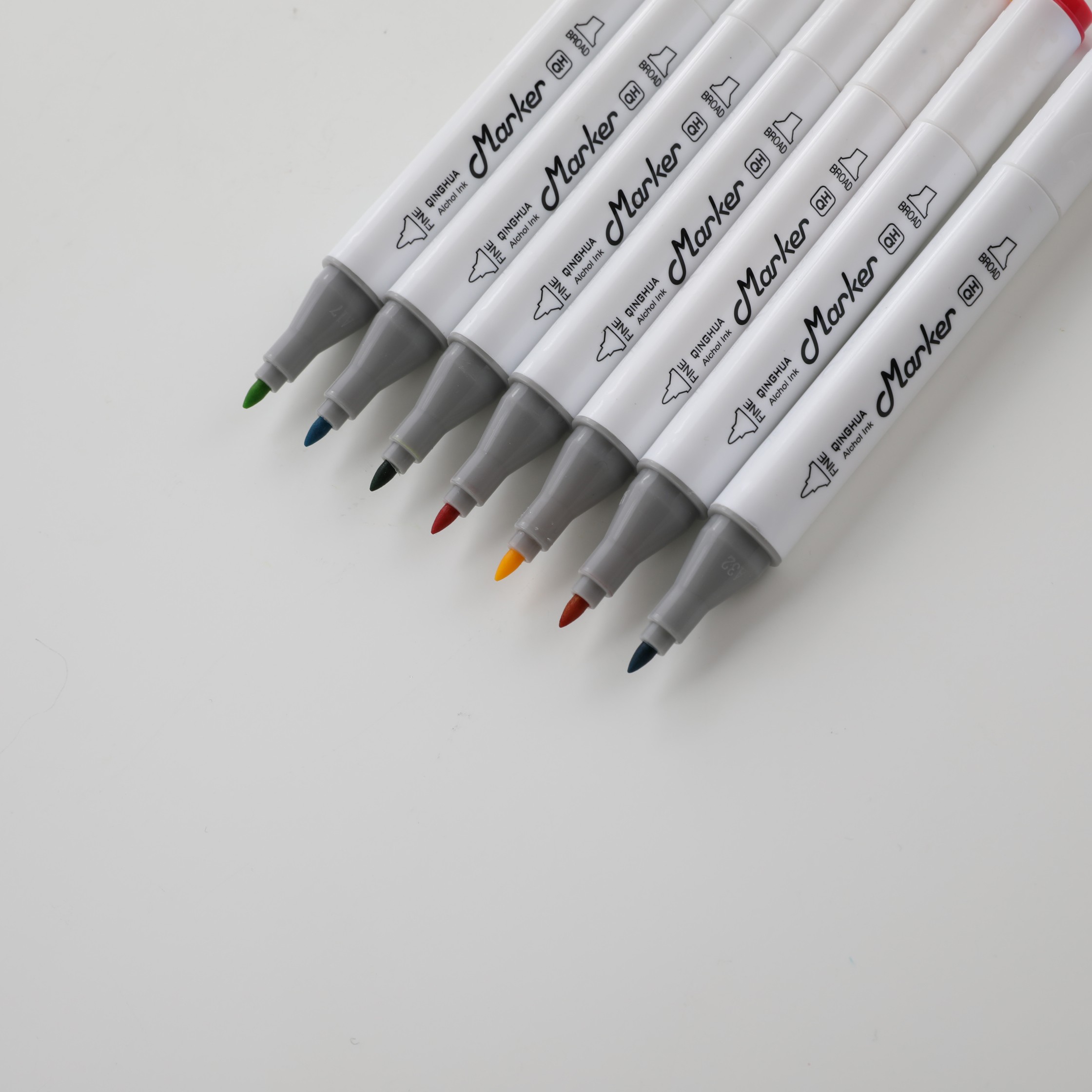 Manufacturer Processing Custom Double Head Oil Marker Set For Student Painting 179-12/18/24/36/48/60 Wholesale undefined