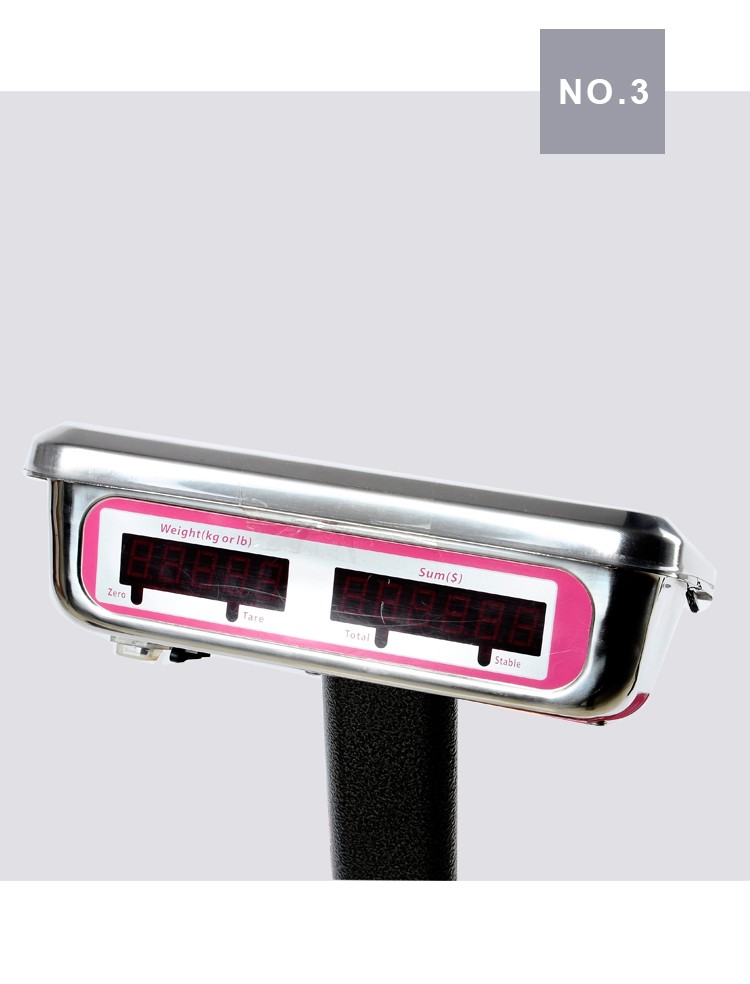 Wholesale high-quality pricing scale 14192-429F Industrial CAMRYJE62Z weighing stainless steel scale surface electronic platform scale 150kg detail image 2