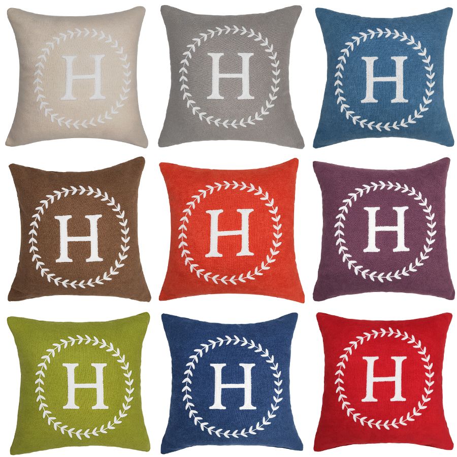 Nordic-style letter-shaped pillow cushion cover, simple and modern sofa office backrest sample room headboard pillow cover