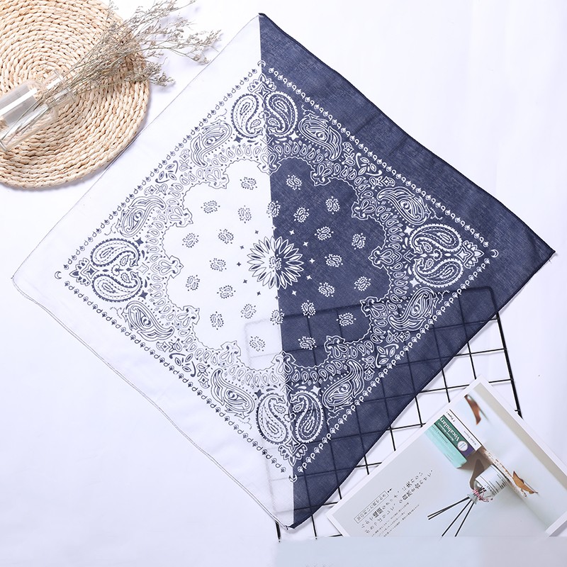 Hao Hao Headscarf Manufacturers Direct For Europe And The United States Men And Women Outdoor Sports Headscarf Hip Hop Cotton Patchwork Small Square Wholesale Magic Headscarf undefined