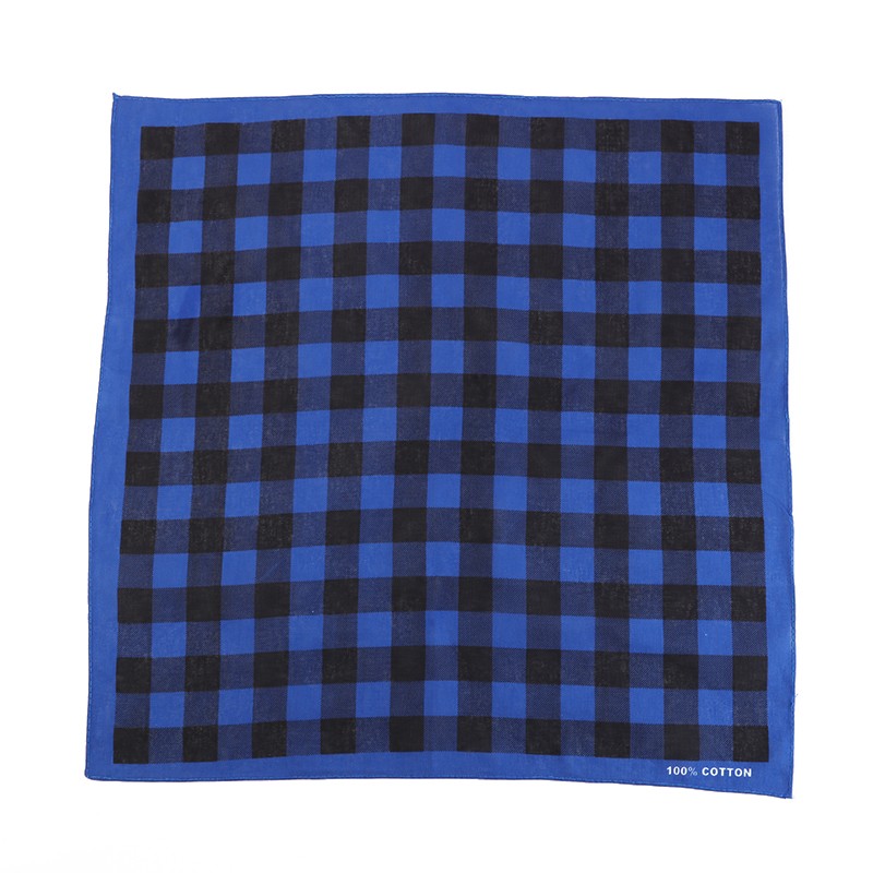 Hao Hao Headscarf Manufacturers Direct For Europe And The United States Men And Women Outdoor Sports Headscarf Hip-Hop Hip-Hop Cotton Checkered Small Square Wholesale Magic Headscarf undefined