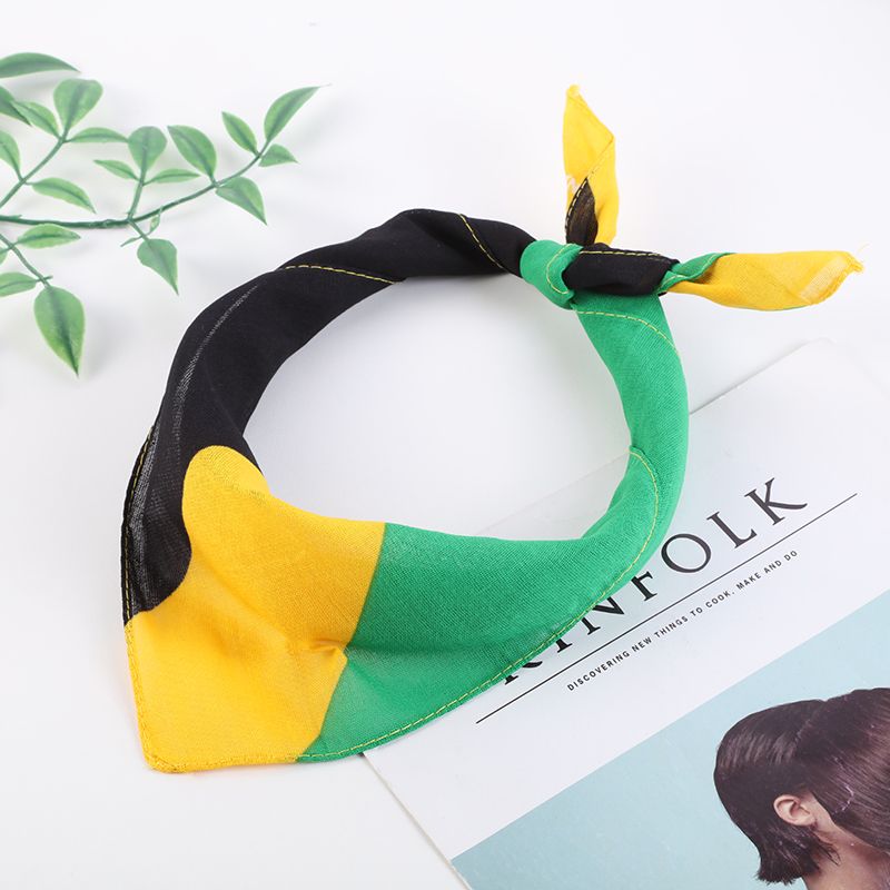 Hao Hao Headscarf Manufacturers Direct For Europe And America Men And Women Outdoor Sports Headscarf Hip-Hop Cotton Flag Square Wholesale Magic Headscarf Application Scenario