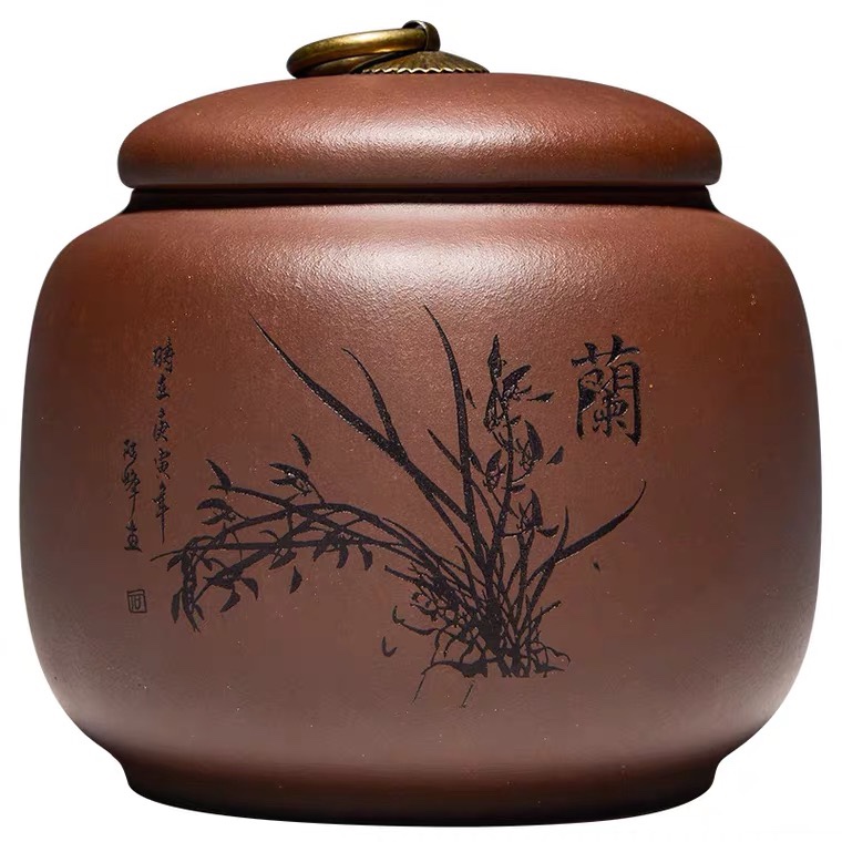 紫砂/茶叶罐细节图