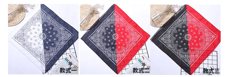 Hao Hao Headscarf Manufacturers Direct For Europe And The United States Men And Women Outdoor Sports Headscarf Hip Hop Cotton Patchwork Small Square Wholesale Magic Headscarf Application Scenario