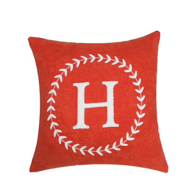 Nordic-style letter-shaped pillow cushion cover, simple and modern sofa office backrest sample room headboard pillow cover Specification image