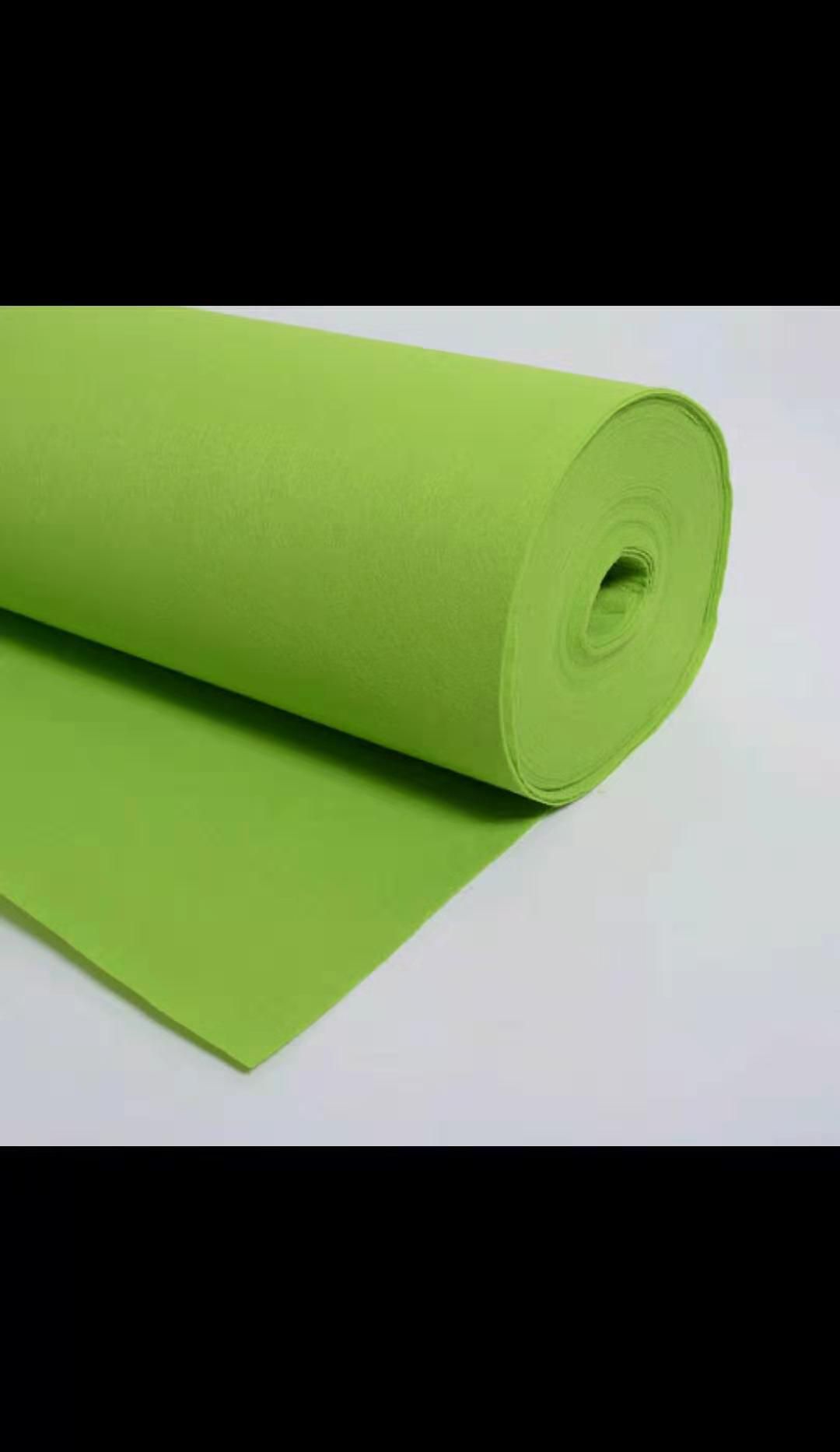 Felt is light green