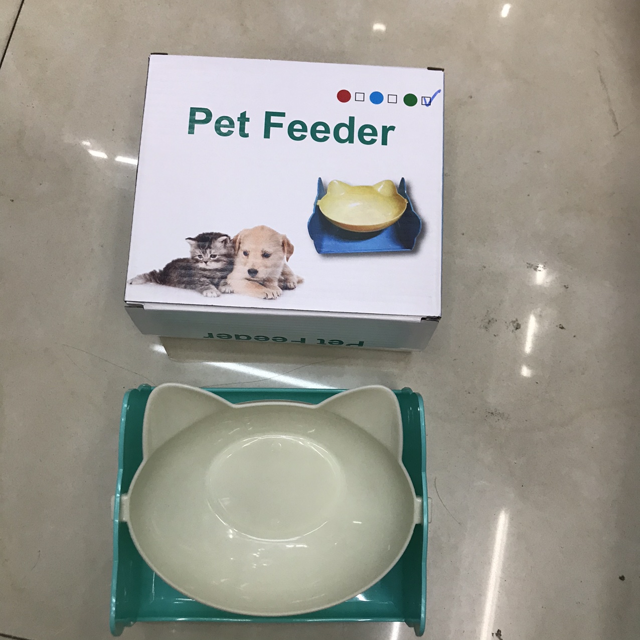 15度可转动猫头碗