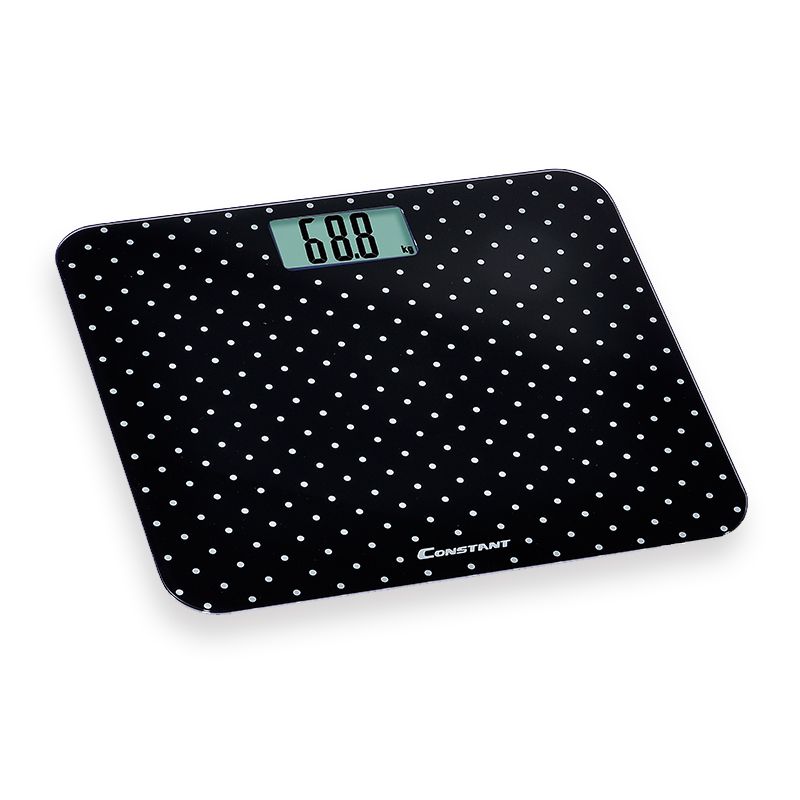 14192-106A spotted pattern wholesale high-quality tempered glass health human body electronic weighing scale details Picture