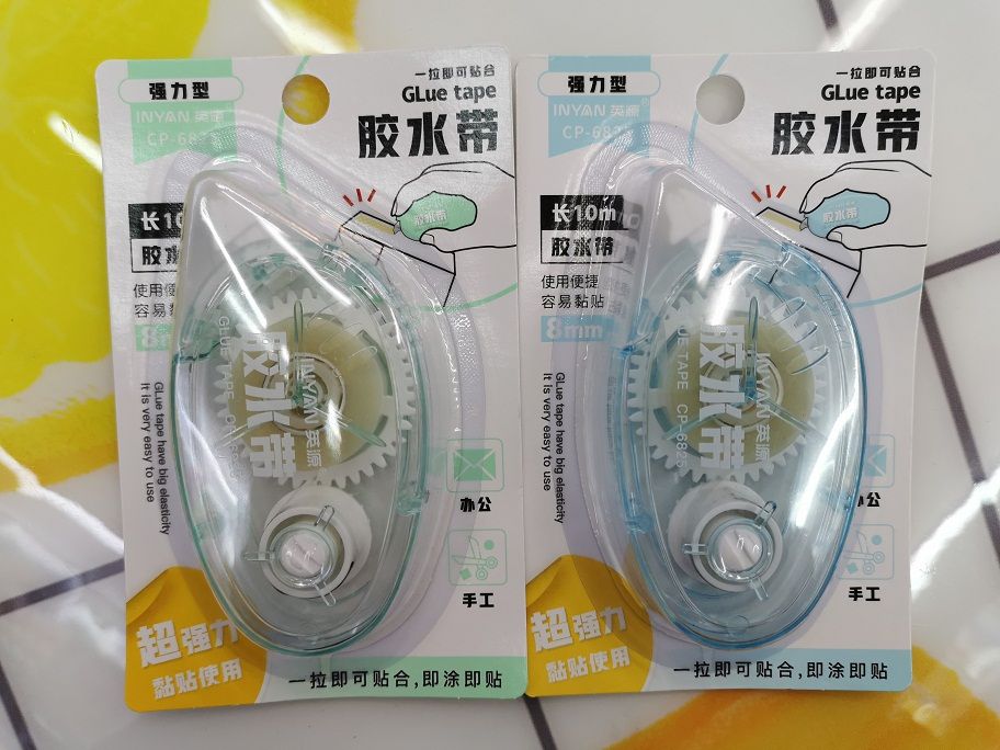 英源6825 10m强力胶水修正带办公手工 学生文具用品