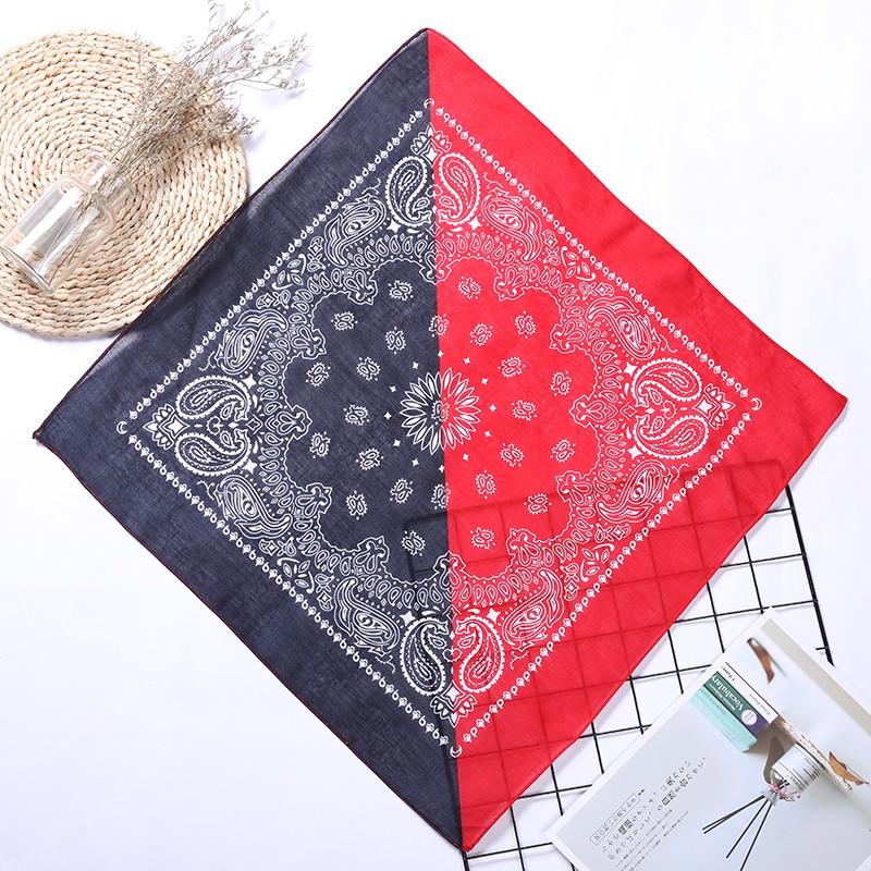 Hao Hao Headscarf Manufacturers Direct For Europe And The United States Men And Women Outdoor Sports Headscarf Hip Hop Cotton Patchwork Small Square Wholesale Magic Headscarf undefined