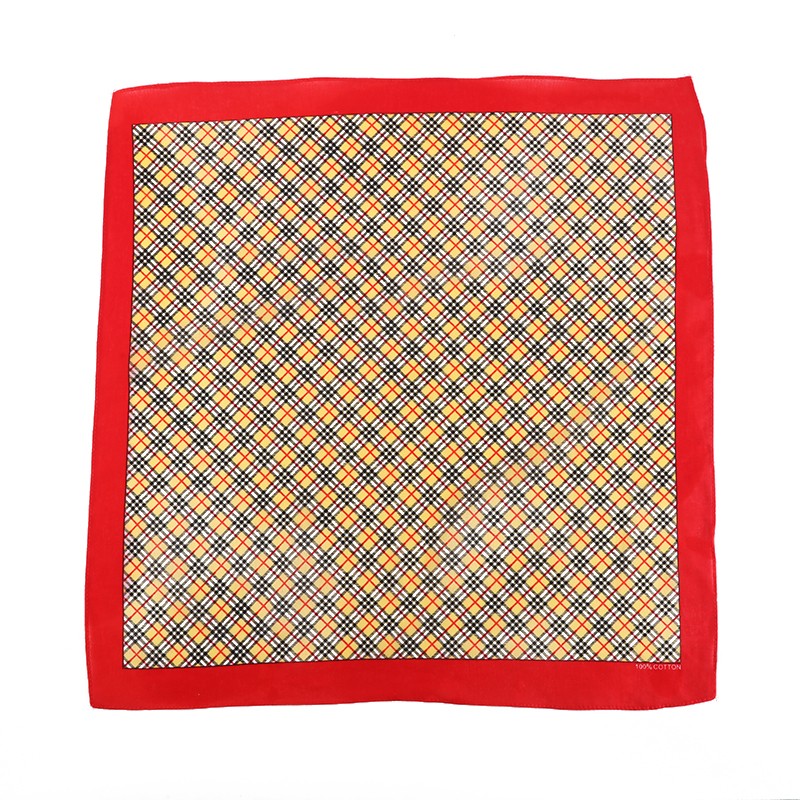 Hao Hao Headscarf Manufacturers Direct For Europe And The United States Men And Women Outdoor Sports Headscarf Hip-Hop Hip-Hop Cotton Checkered Small Square Wholesale Magic Headscarf undefined