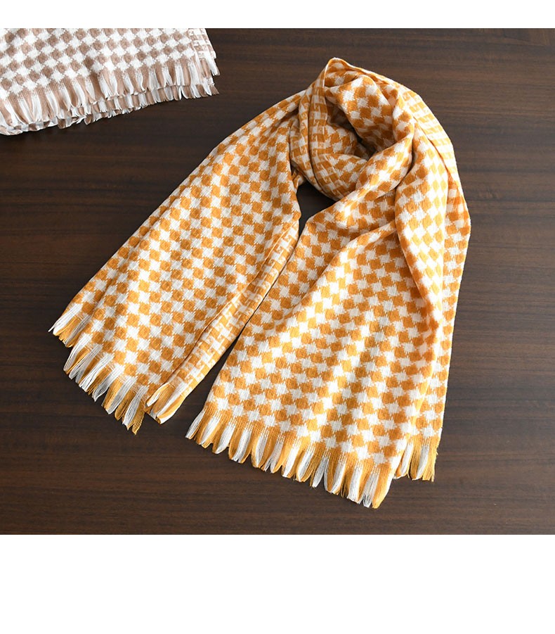 Hao Hao Headscarf Manufacturers Direct Korean Version Of Small Fragrant Style Child Scarf Female Winter Students Fashion Shawl Thickened Neck Cute Girl Spot Wholesale undefined