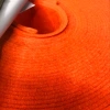 The felt fabric is orange details Picture