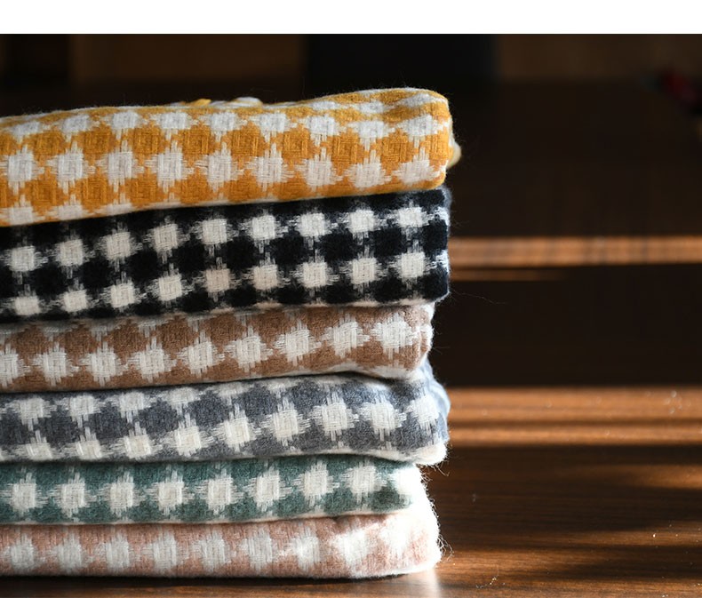 Hao Hao Headscarf Manufacturers Direct Korean Version Of Small Fragrant Style Child Scarf Female Winter Students Fashion Shawl Thickened Neck Cute Girl Spot Wholesale undefined