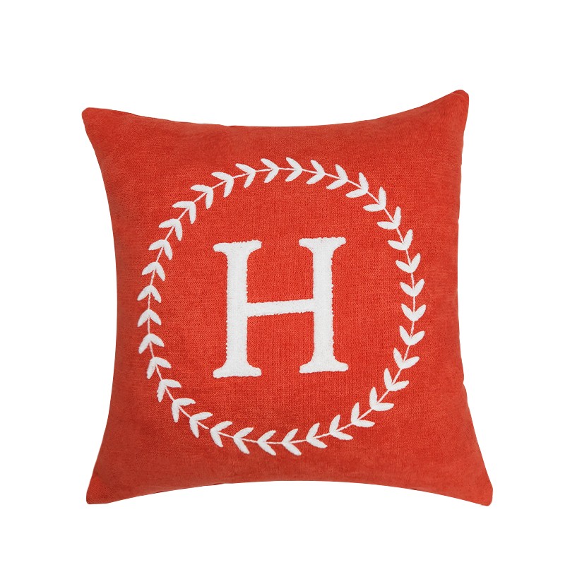 Nordic-style letter-shaped pillow cushion cover, simple and modern sofa office backrest sample room headboard pillow cover detail image 10